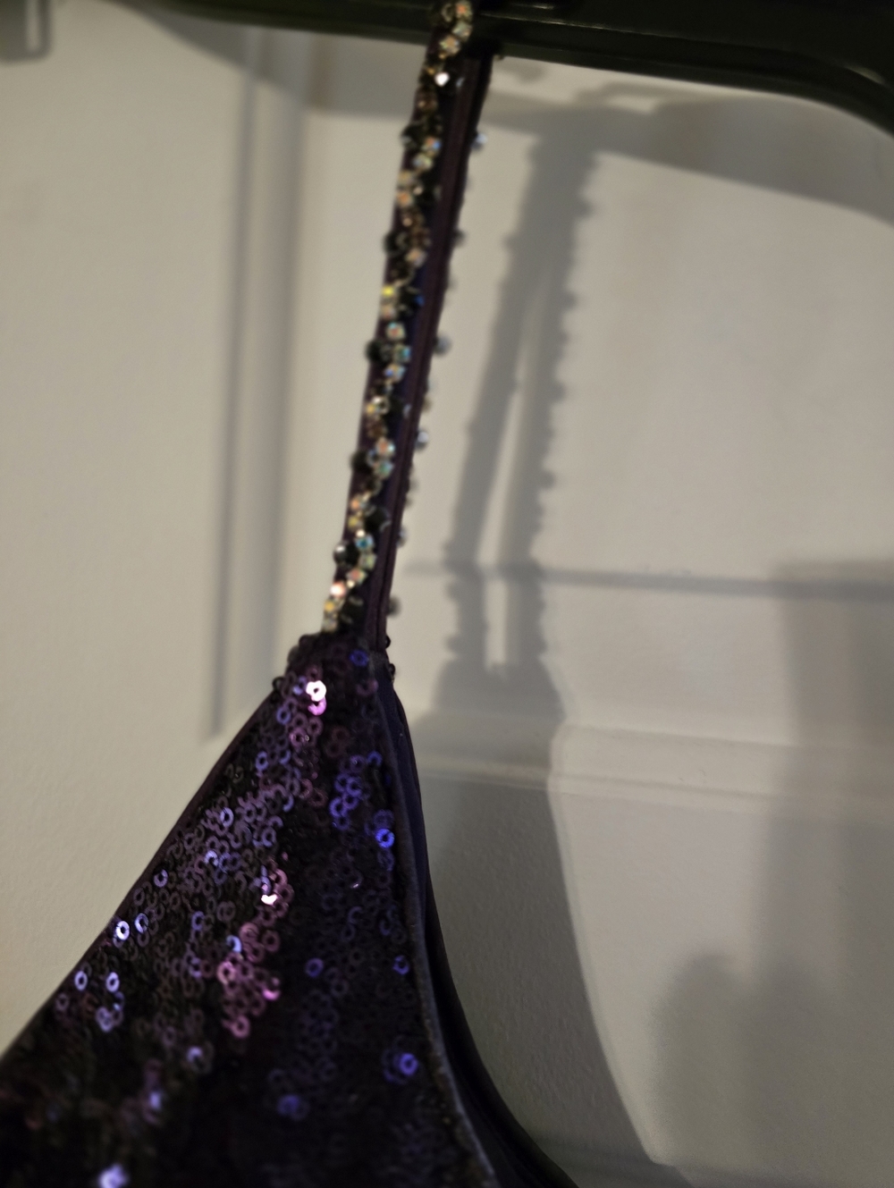 Dancing Queen Deep Purple Sequin Slip Gown - Picture 8 of 9